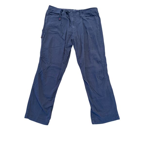 Gramicci Pants Mens 42x32 Dark Grey Original Freedom Belted Climbing Hiking